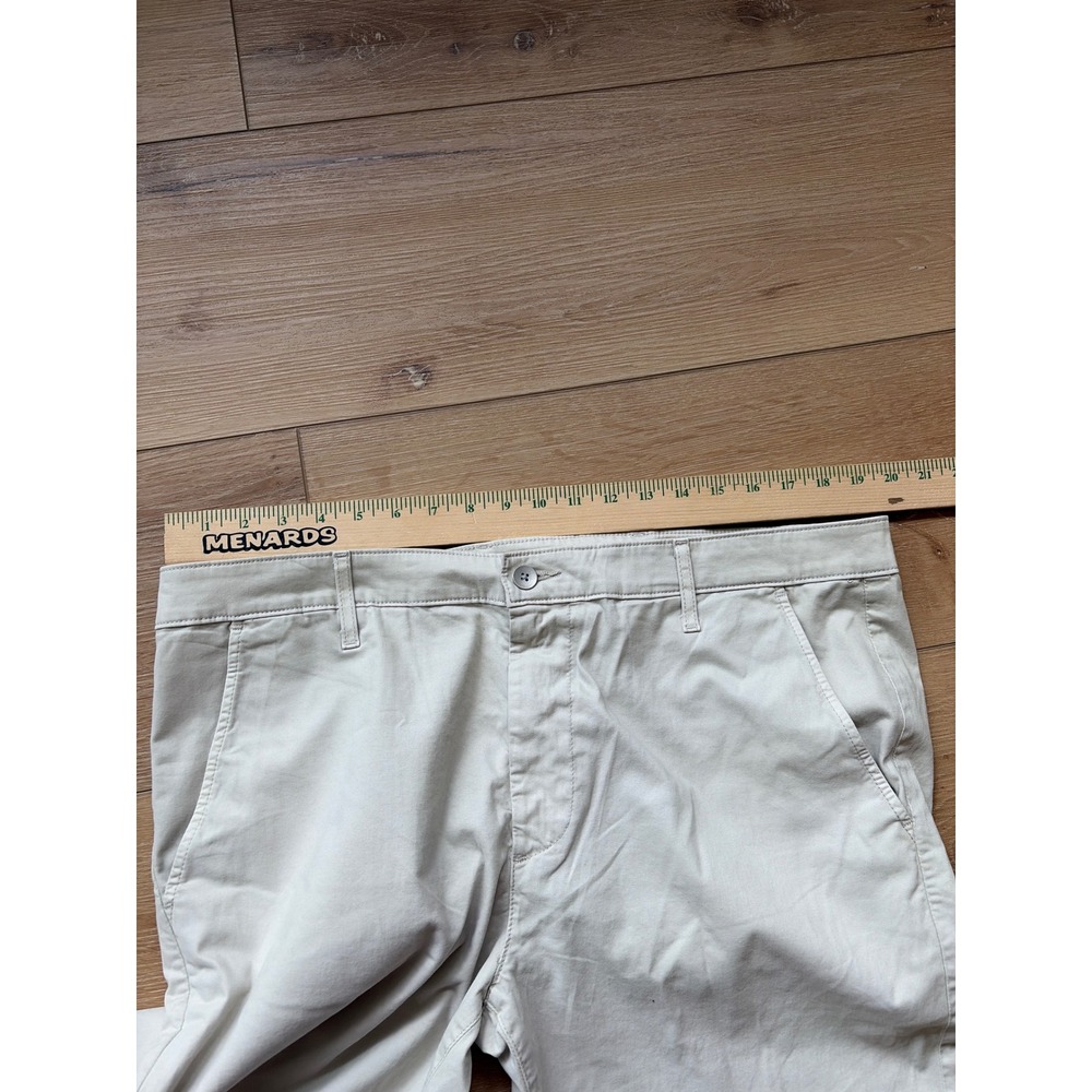 AG Adriano Goldschmied Marshall Slim‎ Trouser Mens size 38 Beige Chino Pants - Picture 7 of 10